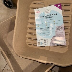 Kitty Sift Disposable Cat Litter Box, Sustainable, Clean 12 Pack